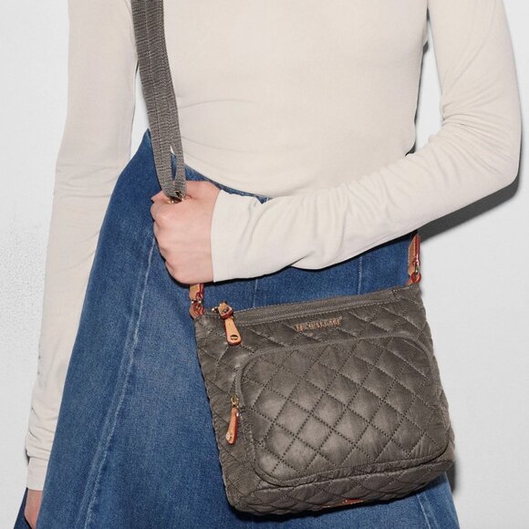 MZ Wallace Metro Scout Crossbody Deluxe in Magnet - Picture 10 of 14